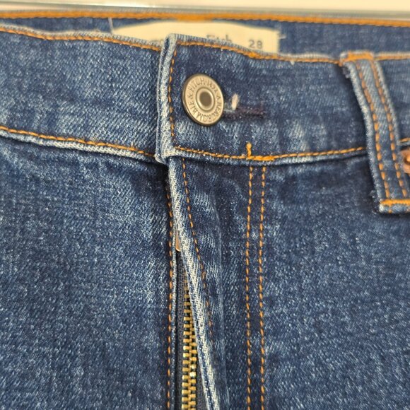 NWT Abercrombie & Fitch High Rise Skinny Jeans Y2K Size 28 Blue - Picture 4 of 8